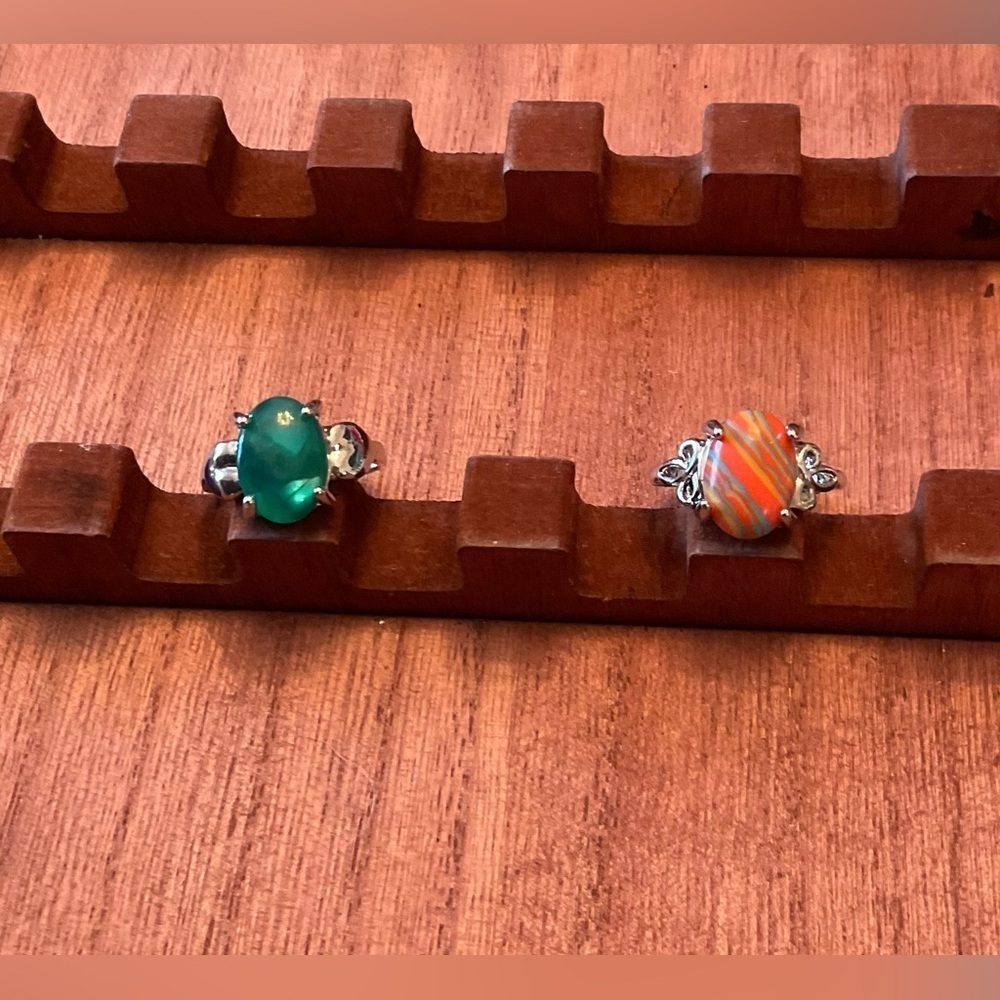 Set of 2 Unique Rings size 9, BN - Picture 1 of 3
